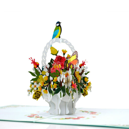 Bulk-Flower-Basket-Custom-3D-Pop-up-Card-made-in-Vietnam-01