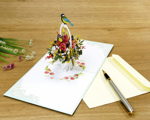 Bulk-Flower-Basket-Custom-3D-Pop-up-Card-made-in-Vietnam-05