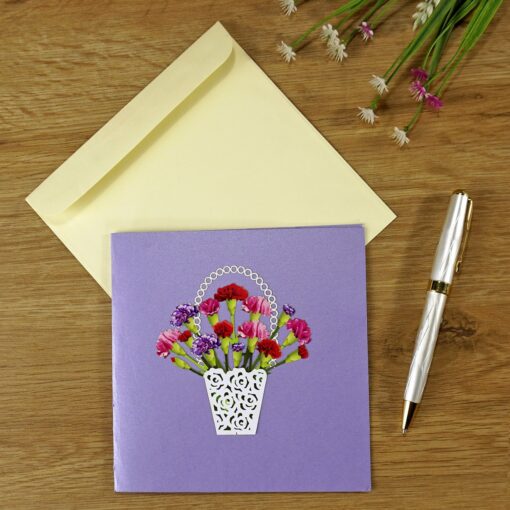 Bulk-Flower-Carnation-Custom-Design-3D-card-manufacturer-in-Vietnam-06