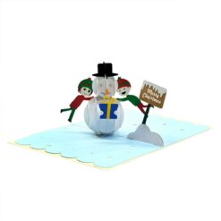 Wholesale-Custom-Snowman-Christmas-3D-card-From-Vietnam-03