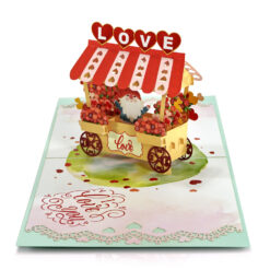 Wholesale Custom Valentine 3D Love pop up Card made in Vietnam 02