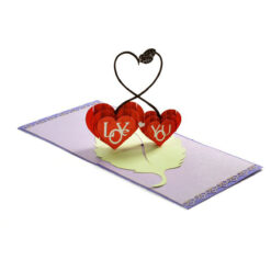 Wholesale Love Heart 3D popup card in Vietnam 02