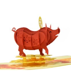 Bulk-Animal-Custom-Pig-3D-Model-Popup-card-manufacturer-01