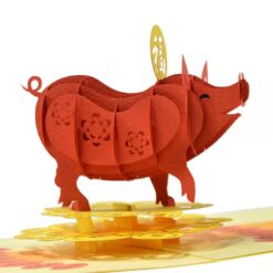 Bulk-Animal-Custom-Pig-3D-Model-Popup-card-manufacturer-02