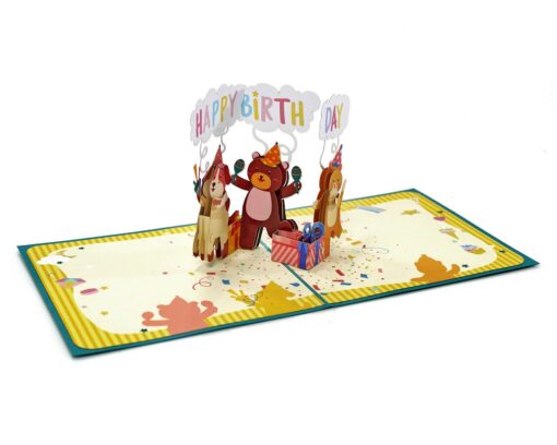 Bulk-Animal-Happy-Birthday-3D-Popup-card-manufacturer-04