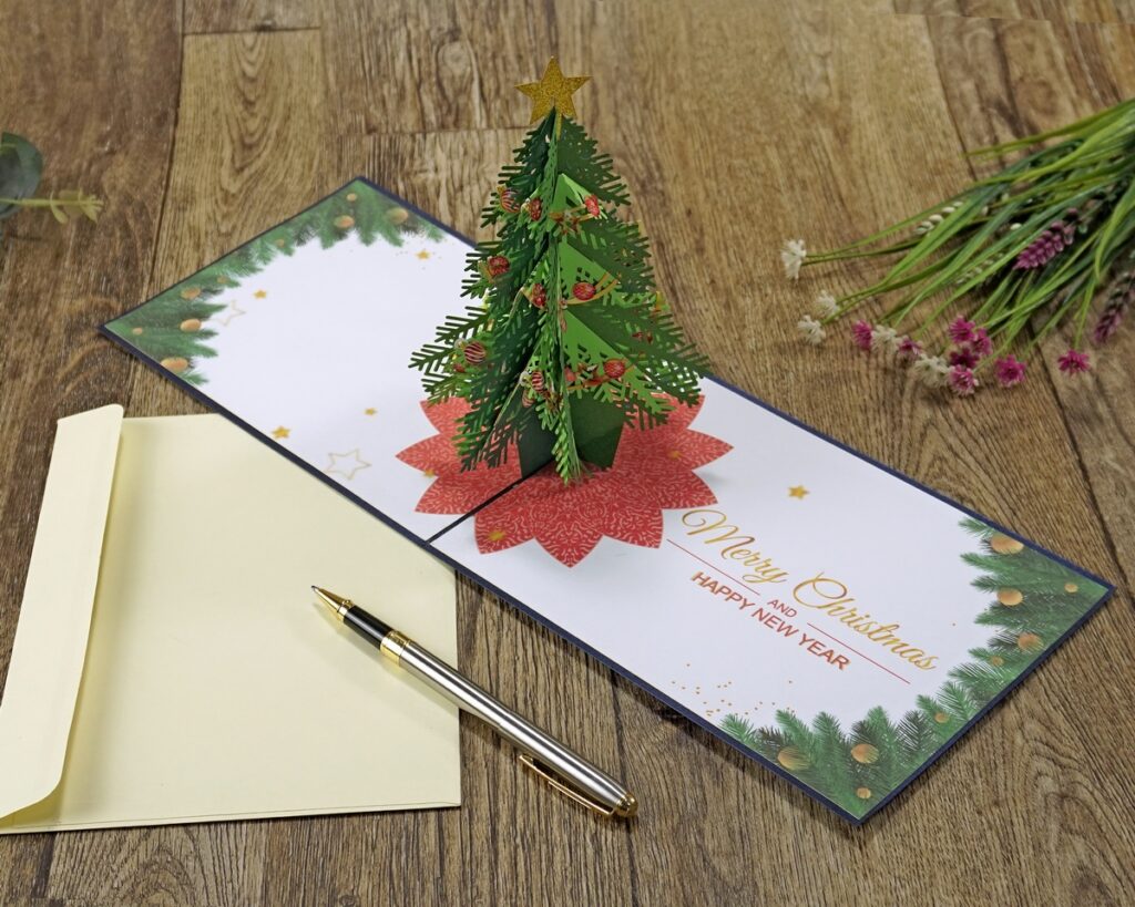 Bulk-Christmas-Pine-Custom-3D-greeting-card-manufacturer-08