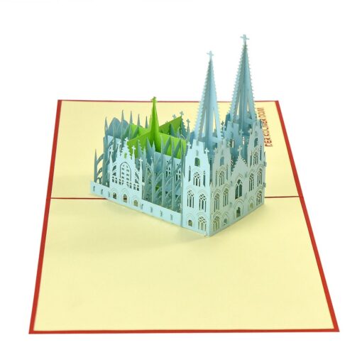 Bulk-Custom-Building-Cologne-Church-3D-popup-card-supplier-02