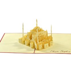 Bulk-Custom-Building-Hagia-Sophia-Church-3D-popup-card-supplier-02