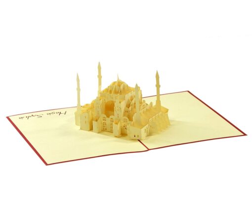 Bulk-Custom-Building-Hagia-Sophia-Church-3D-popup-card-supplier-03