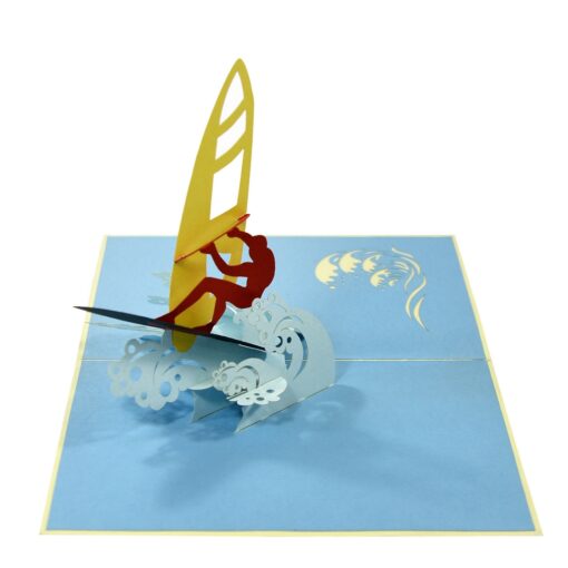 Bulk-Happy-Holidays-Custom-windsurfing-3D-card-supplier-02
