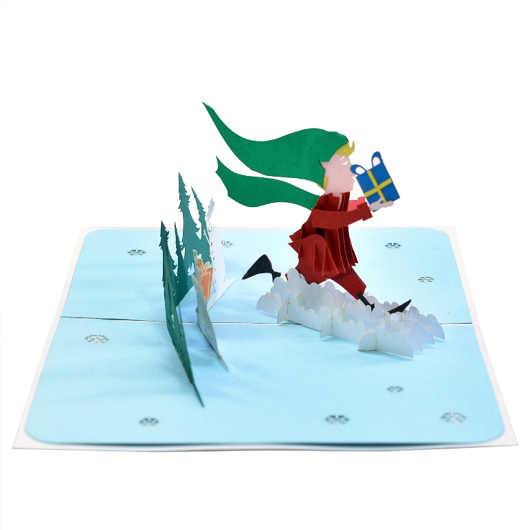 Christmas-Elf-popup-card-design
