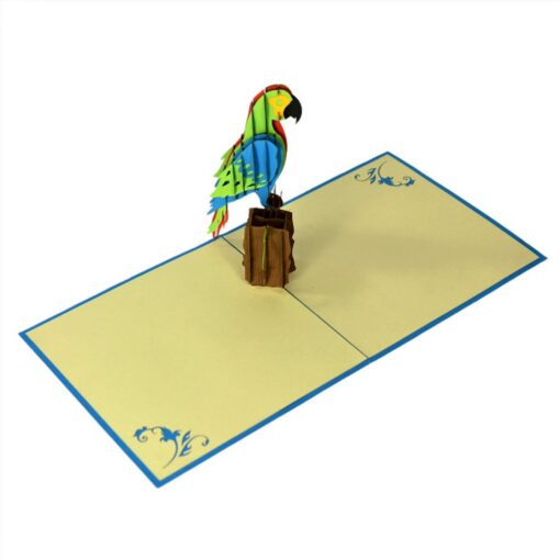 Wholesale-Animal-Parot-3D-pop-up-card-made-in-Vietnam-03