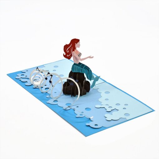 Wholesale-Cartoon-Mermaid-Custom-3D-pop-up-card-manufacturer-04