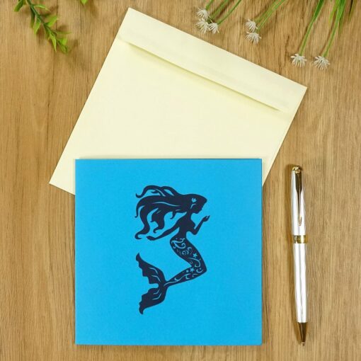 Wholesale-Cartoon-Mermaid-Custom-3D-pop-up-card-manufacturer-08