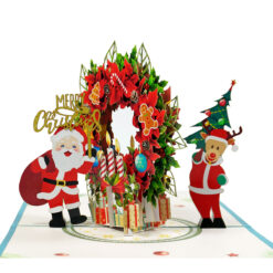 Wholesale-Christmas-Reindeer-Santa-design-3D-card-From-Vietnam-01