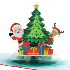 Wholesale-Custom-Christmas-Reindeer-Santa-3D-card-From-Vietnam-01
