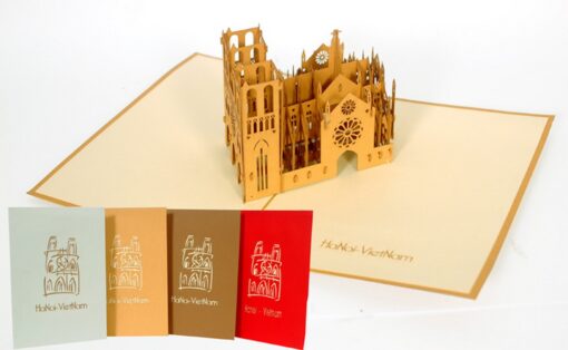 Wholesale-Famous-Building-Hanoi-Church-3D-card-supplier-06