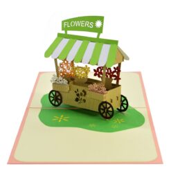 Wholesale-Flower-Cart-Custom-3D-Pop-up-cards-manufacturer-02