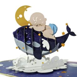 New-born-baby-on-lovely-whale-of-HMG-Pop-Up-Paper-1
