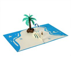 Wholesale-Palm-tree-Happy-Holidays-3D-card-supplier-03