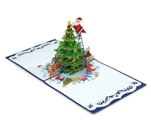 Wholesale-Santa-Claus-Custom-Design-3D-greeting-popup-card-02