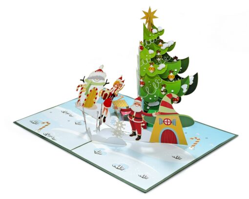 Bulk-Merry-Christmas-Pine-tree-3D-greeting-card-manufacturer-03