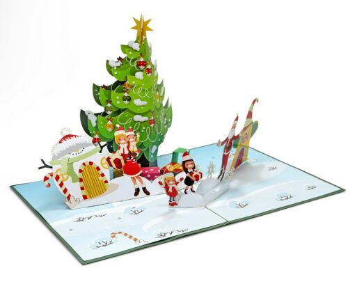 Bulk-Merry-Christmas-Pine-tree-3D-greeting-card-manufacturer-04