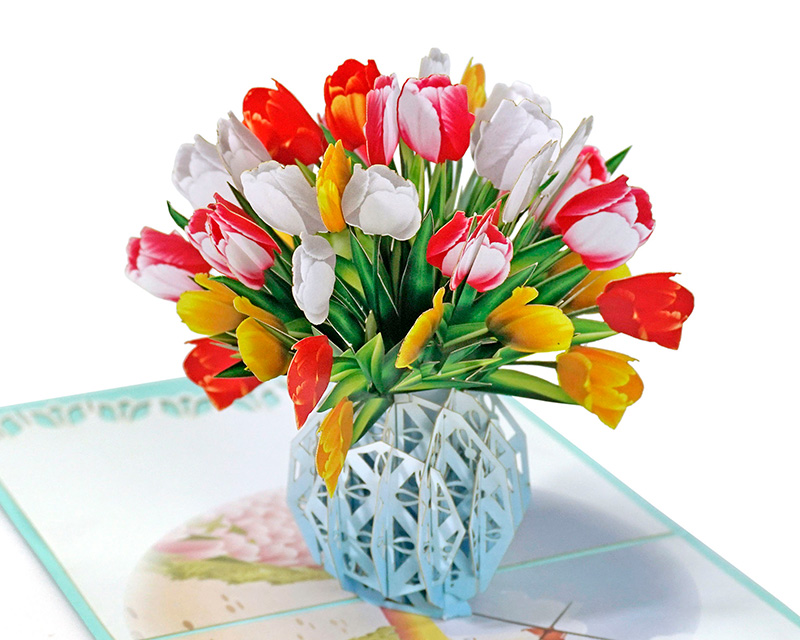 HMG-pop-up-paper-flower-bouquet-pop-up-cards-wholesale-close-up