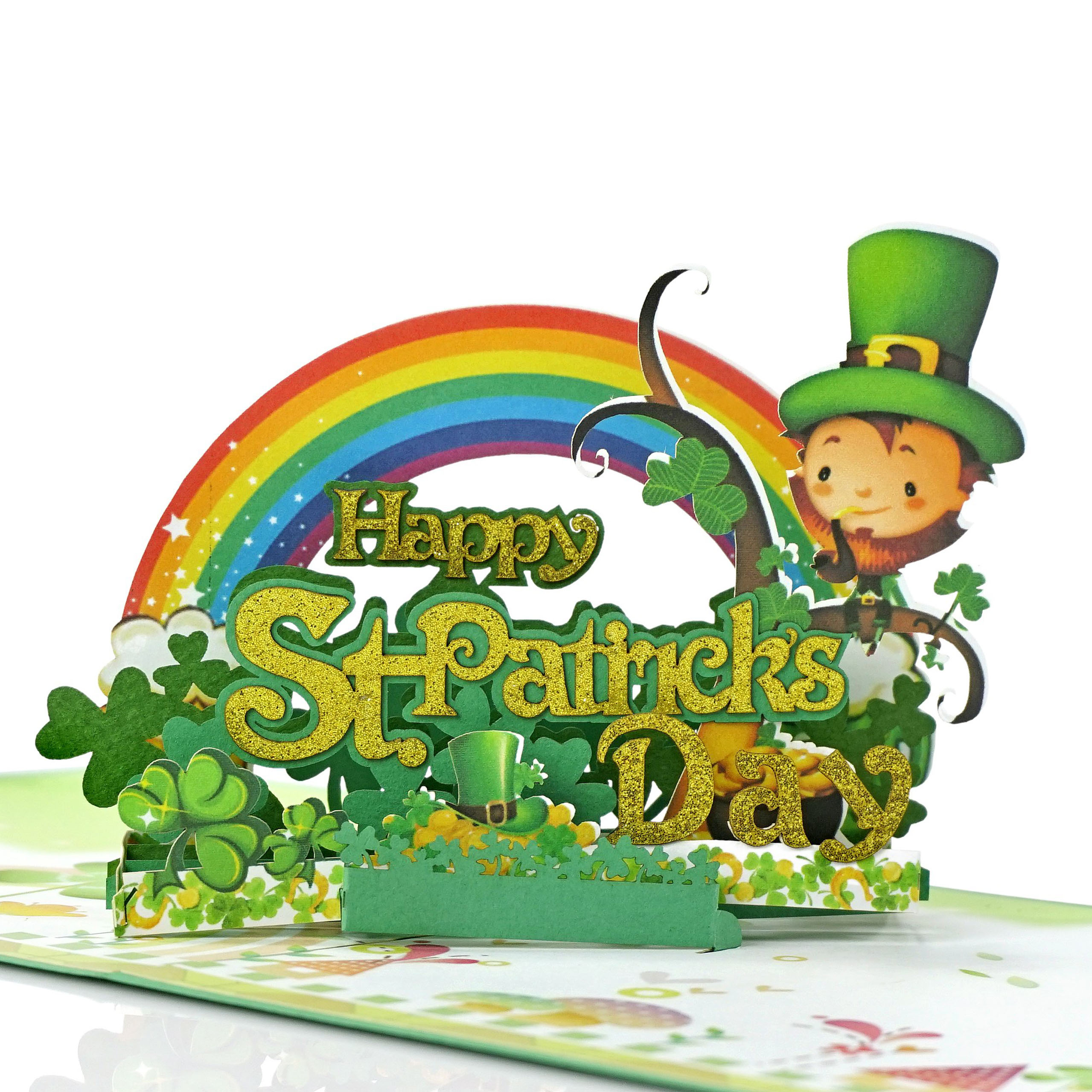 Cheerful-St.Patrick-Day-PopUp-Card-Manufactured-In-Vietnam