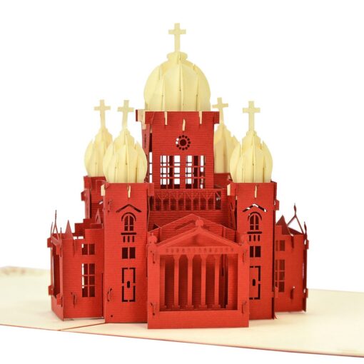 Building-famous-ST-Isaac-Church-3D-wholesale-popup-card-company-HMG-Pop-Up-Paper-4