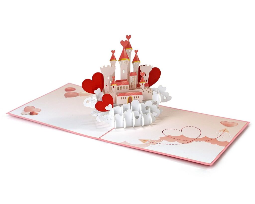 Wholesale Castle Custom 3D greeting card supplier - HMG Pop Up