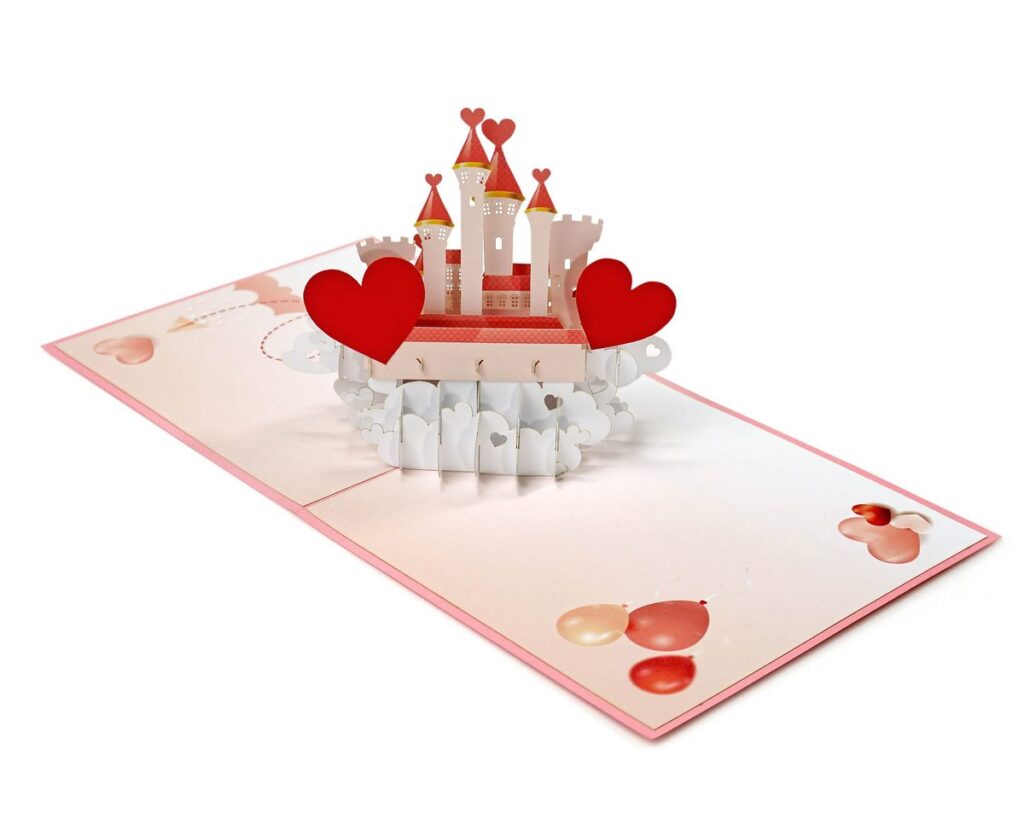 Wholesale Castle Custom 3D greeting card supplier - HMG Pop Up