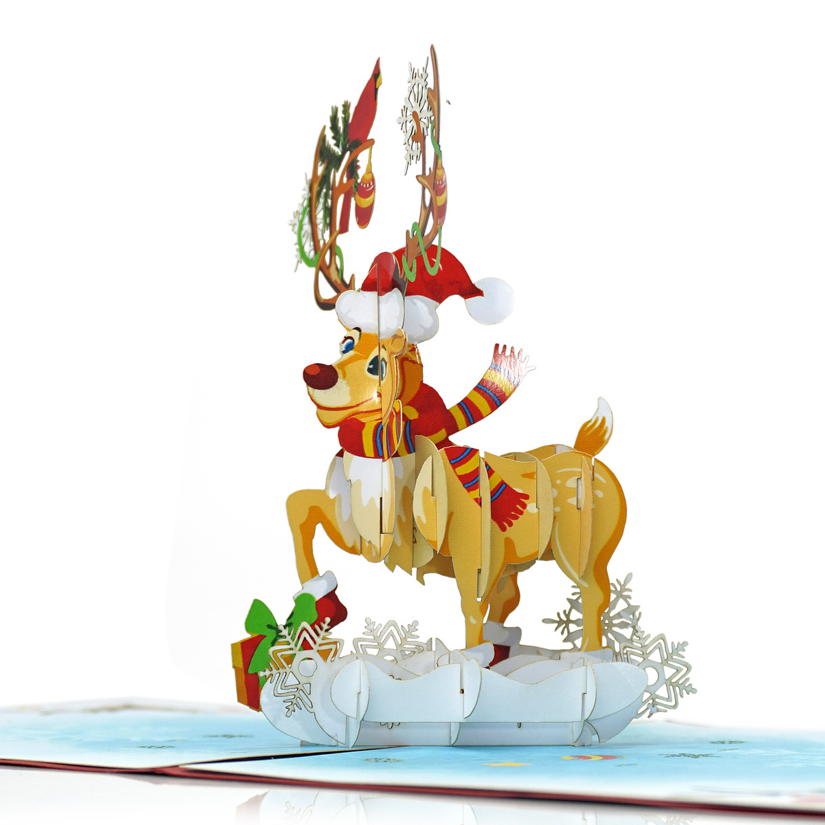 Wholesale-Custom-Christmas-reindeer-3D-card-From-Vietnam-01