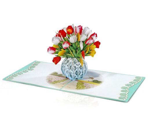Wholesale-Flower-Tulip-Custom-3D-pop-up-cards-supplier-03