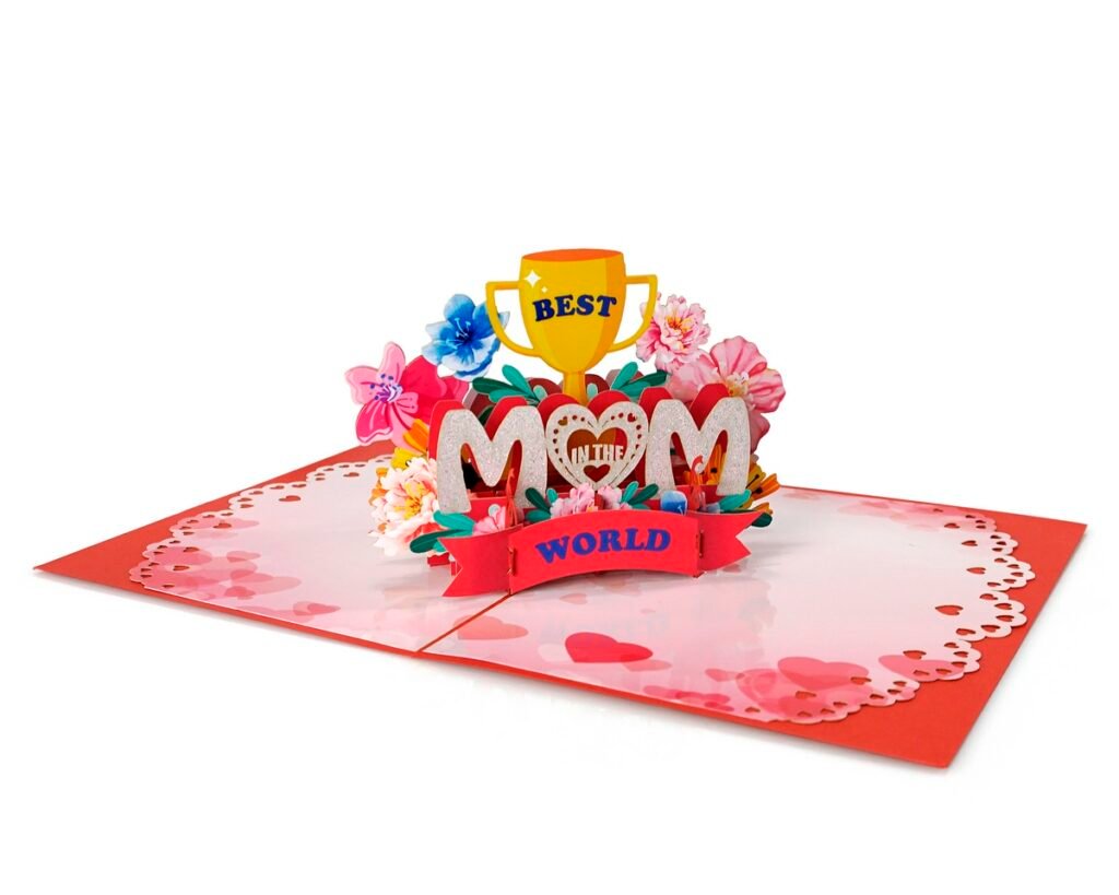 Carte Pop-up 3D "Me And My Mom" - Fête Des Mères, Amour