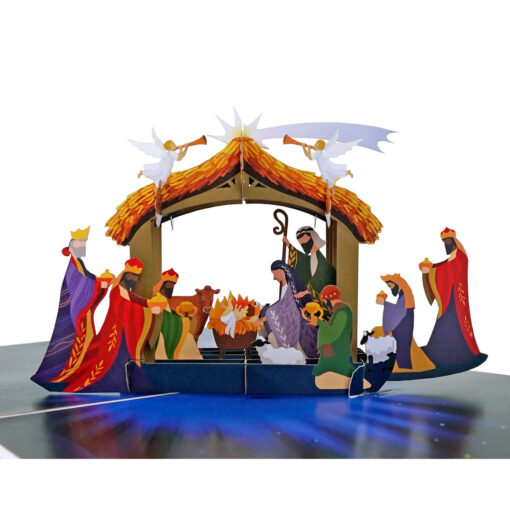 Wholesale-The Night-That-Christ-Born-Custom-3D-card-00