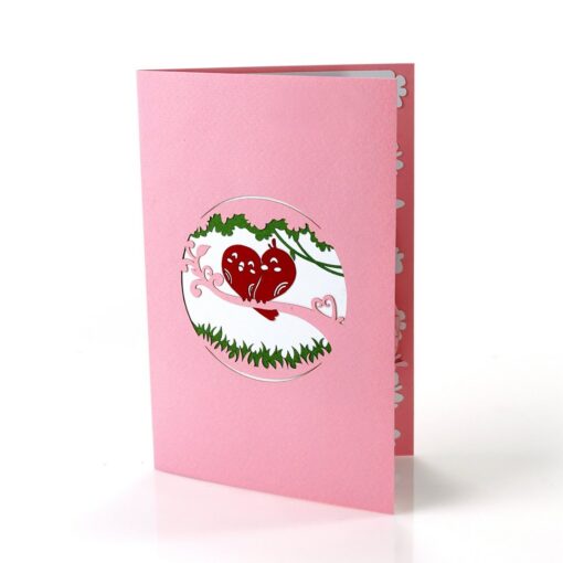 Wholesale-Valentine-Couple-of-Birds-3D-pop-up-card-manufacturer-04