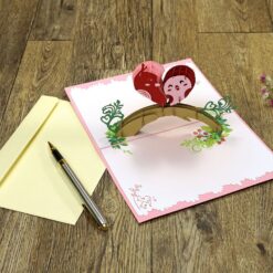 Wholesale-Valentine-Couple-of-Birds-3D-pop-up-card-manufacturer-07