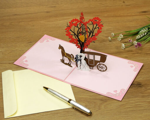 Wholesale-Wedding-Tree-Love-3D-pop-up-card-manufacturer-04