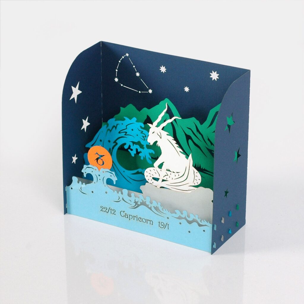 Wholesale Zodiac Capricorns 3D pop up cards supplier - HMG Pop Up