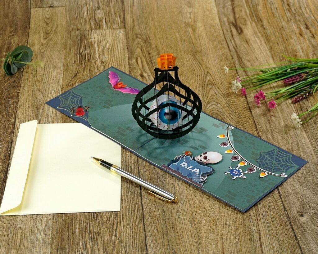 Customized-3D-Pop-Up-Greeting Cards-for-Halloween-Manufacturer-005