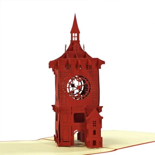 Customized-3D-Pop-Up-Zytglogge-Clock-Tower-Greeting-Cards-Supplier-01