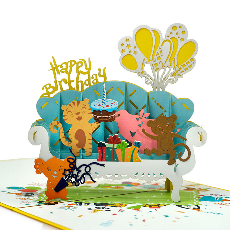 animal-party-3D-pop-up-birthday-greeting-cards-in-bulk-HMG-Pop-Up-Paper