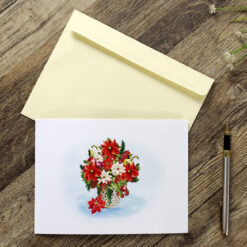 Merry-Christmas-with 3D-Cardinal-and-Poinsettia-pop-up greeting-card-07