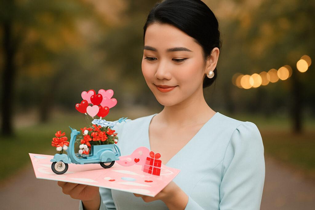 Love 3D popup card