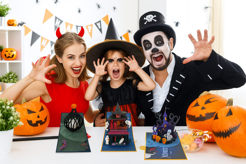Halloween 3D popup card