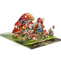 Custom-3D-Skyline-multi-layer-with-Magic-Mushroom-Scene-greeting-Card-05
