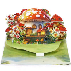 Custom-3D-Skyline-multi-layer-with-Magic-Mushroom-Scene-greeting-Card-06