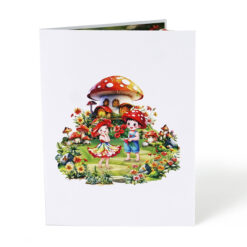 Custom-3D-Skyline-multi-layer-with-Magic-Mushroom-Scene-greeting-Card-07