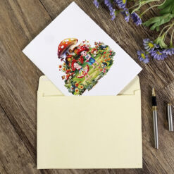Custom-3D-Skyline-multi-layer-with-Magic-Mushroom-Scene-greeting-Card-09